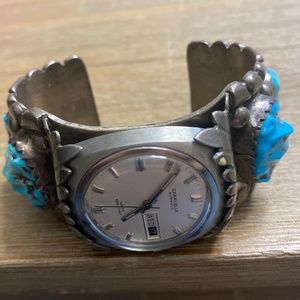 Sterling Silver Turquoise Watch band